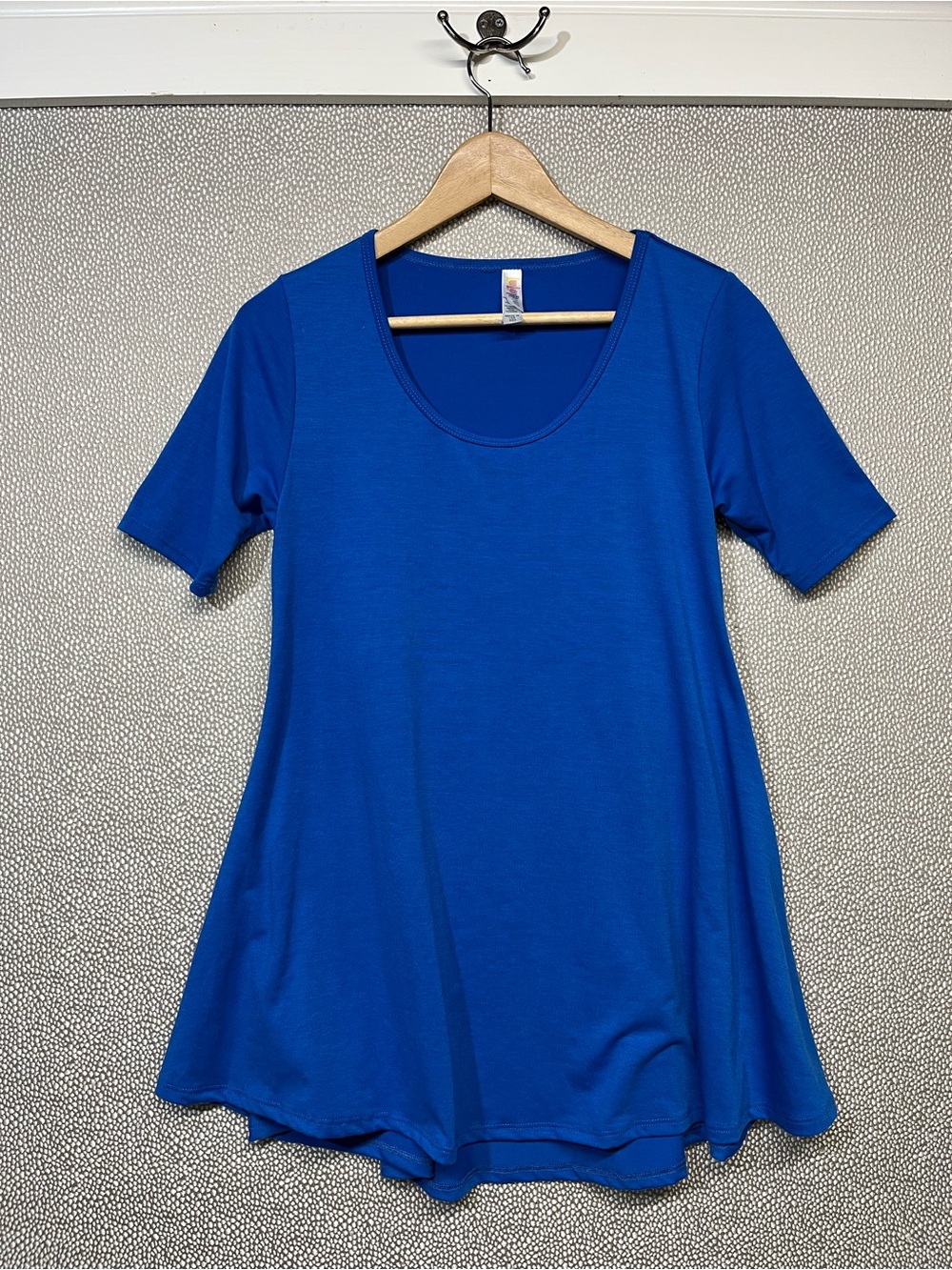 🆕 LulaRoe Perfect T Blue Women's Scoop Neck Short Sleeve Top NWOT